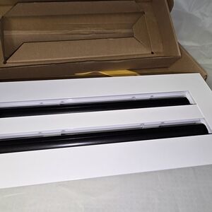 White and Black Vent Cover NEW